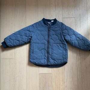 Zara Kids Blue Quilted Jacket